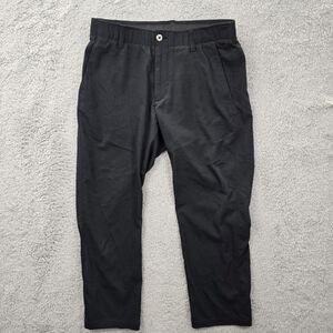 Under Armour Men's The Showdown Black Active Golf Pants Size 32 x 26